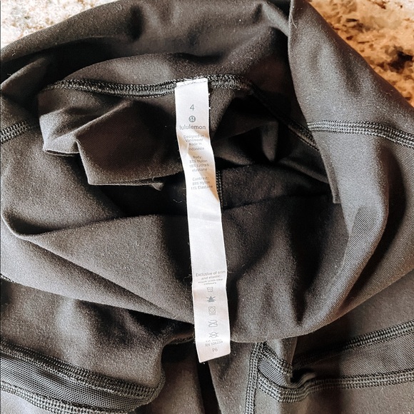 Lululemon Wunder Under Hi-Rise Tech Mesh Black Leggings - Picture 2 of 6